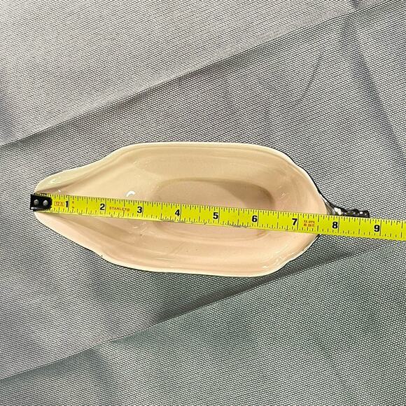 Limoges Peach Blo Ritz Platinum Gravy Boat Seabring Ohio Platinum Etching Trim - Picture 7 of 9